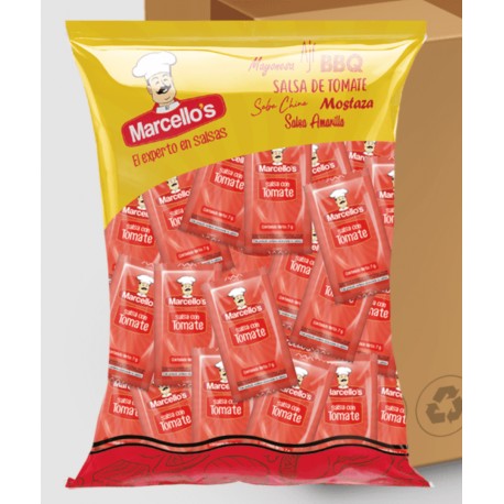 SALSA DE TOMATE MARCELOS SACHET X 100