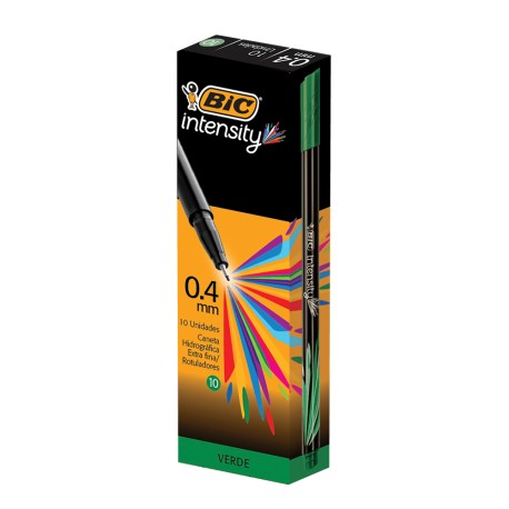 MARCADOR BIC INTENSITY VERDE